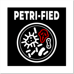 Funny Petrified Petri Dish Scream Science Lover Gifts Posters and Art